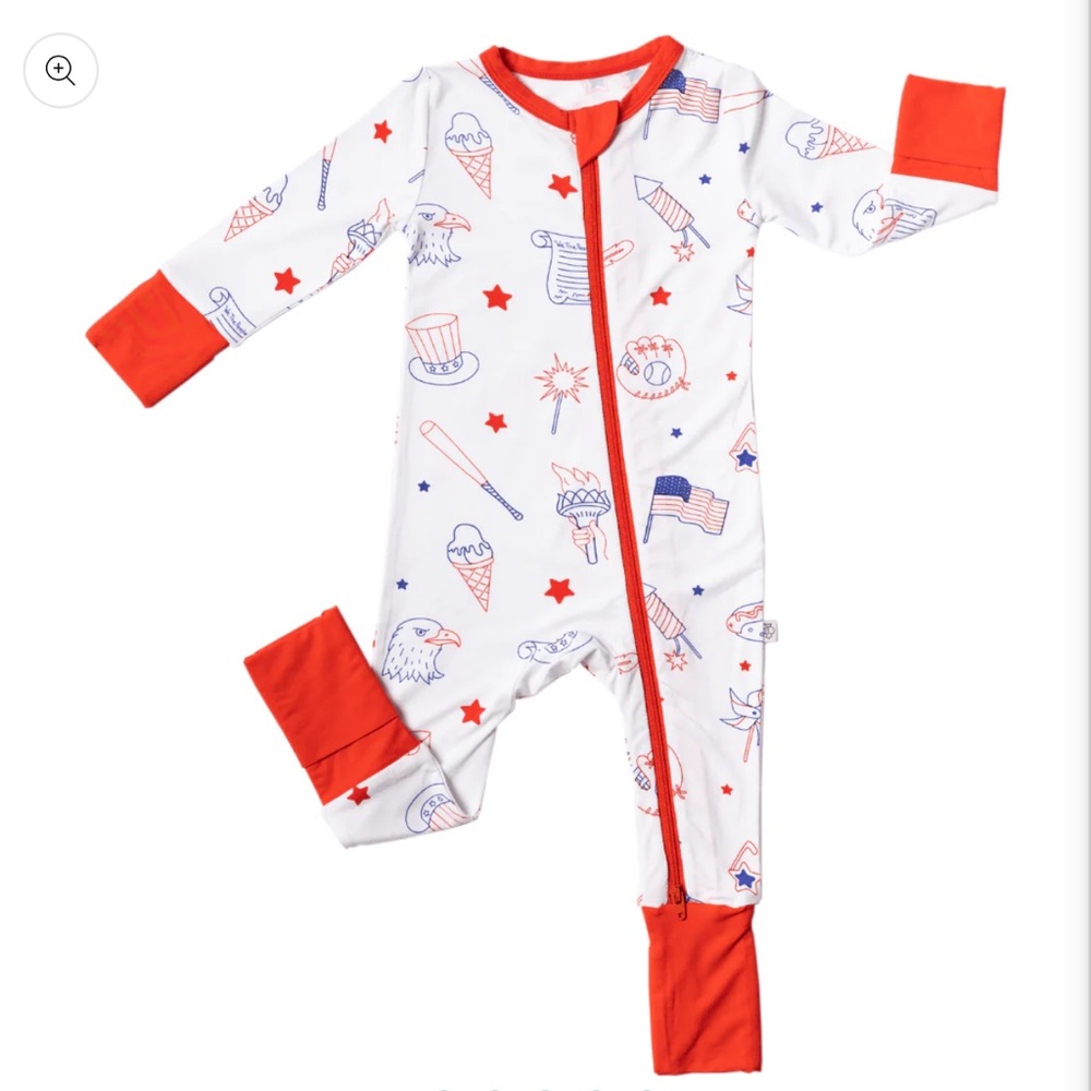 Patriotic Zip-Up Pjs